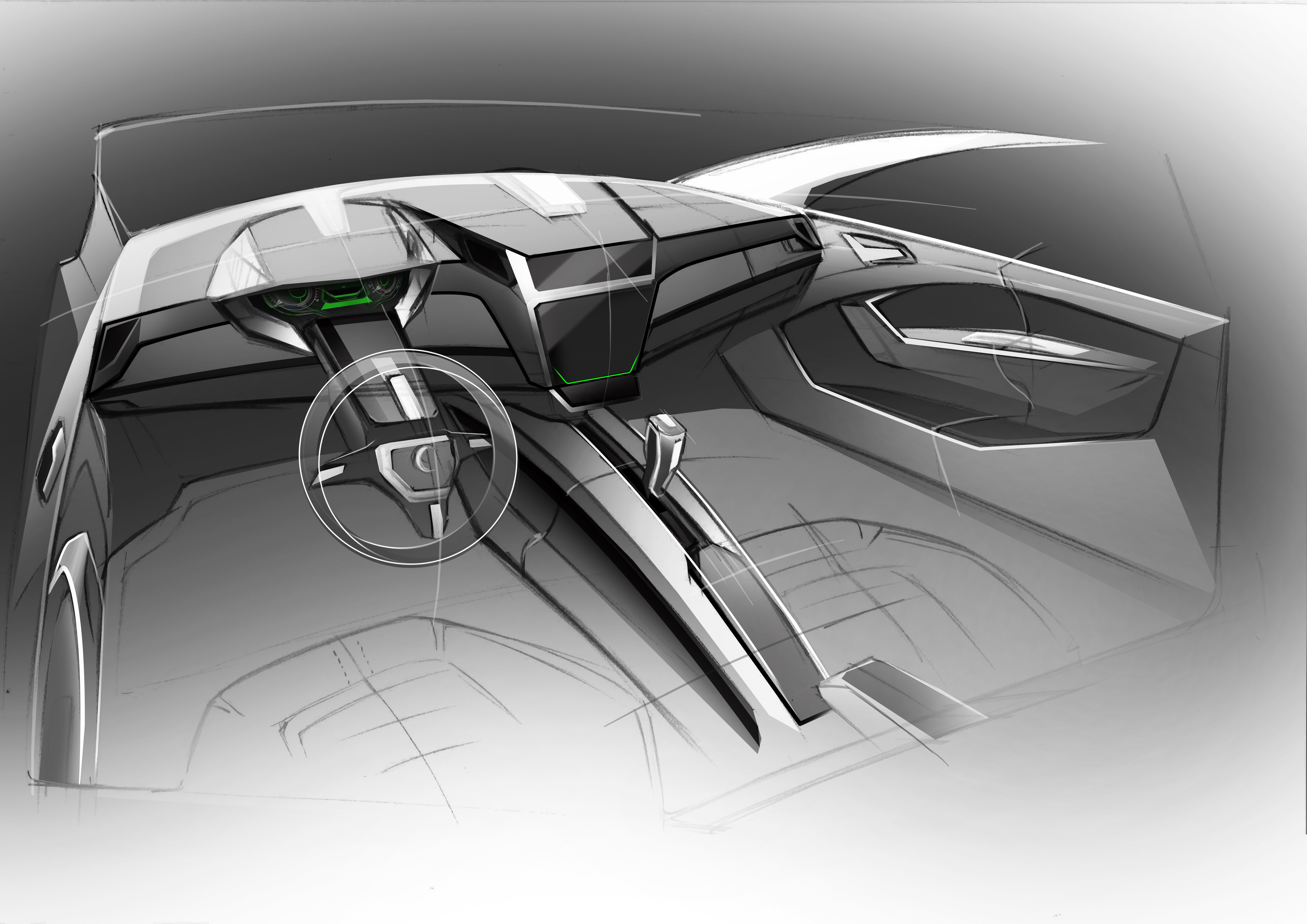 Rendering of car part to be created through additive manufacturing services by RCO